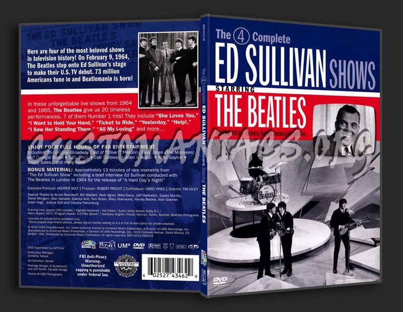 The 4 Complete Ed Sullivan Shows starring The Beatles 