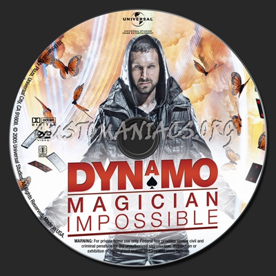 Dynamo Magician Impossible dvd label