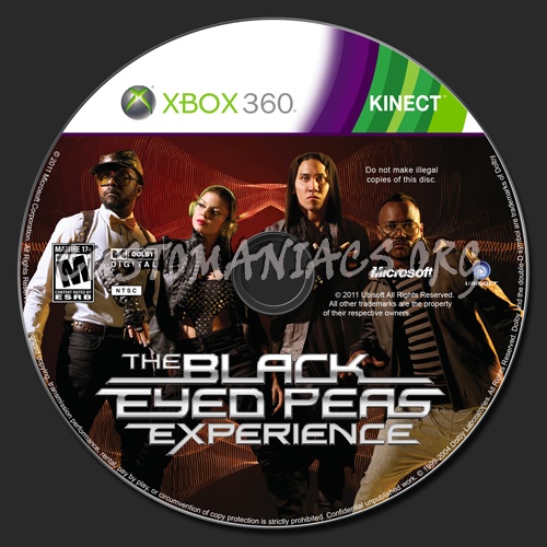 Black Eyed Peas Experience dvd label