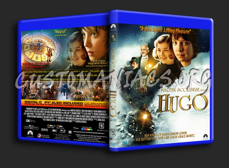 Hugo blu-ray cover