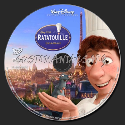 Ratatouille dvd label