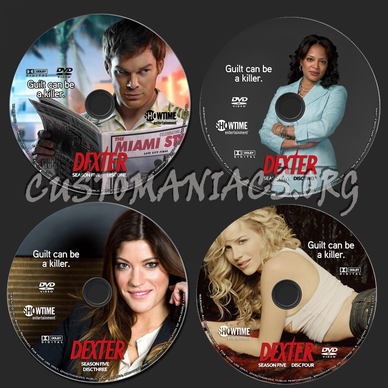 Dexter - Season 5 dvd label