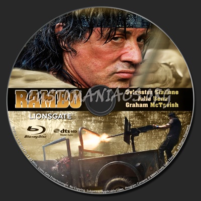 Rambo blu-ray label