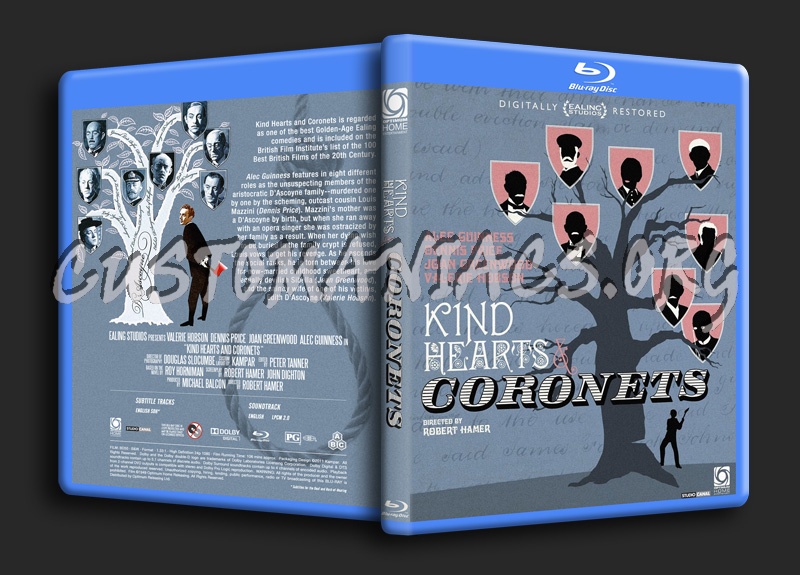 Kind Hearts & Coronets blu-ray cover - DVD Covers & Labels by ...