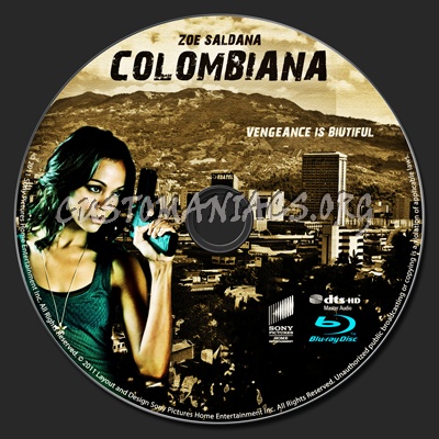 Colombiana blu-ray label