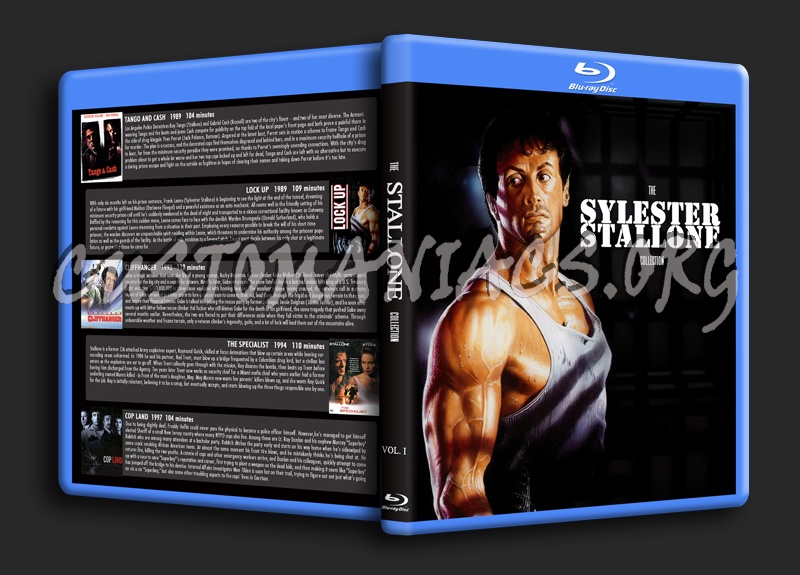 Sylvester Stallone Collection blu-ray cover