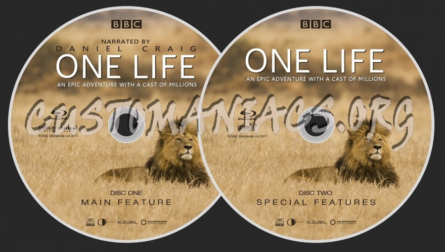 One Life BBC blu-ray label