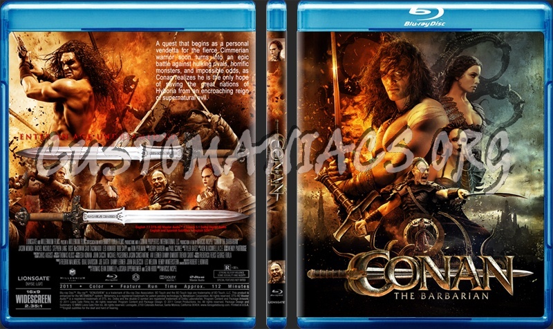 Conan The Barbarian blu-ray cover