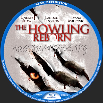 The Howling Reborn blu-ray label