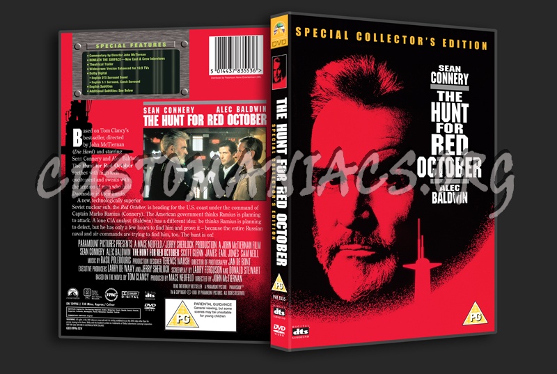 The Hunt for Red October dvd cover