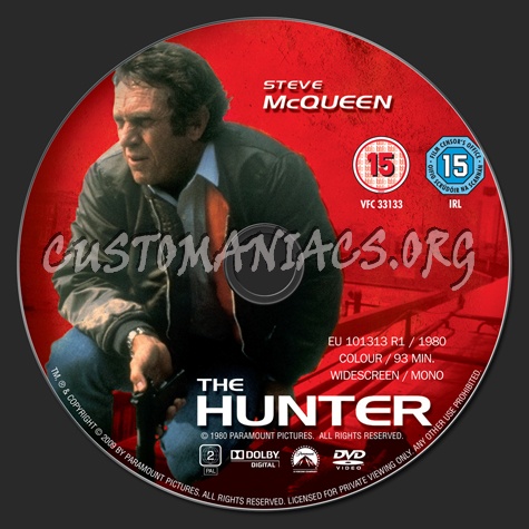 The Hunter dvd label