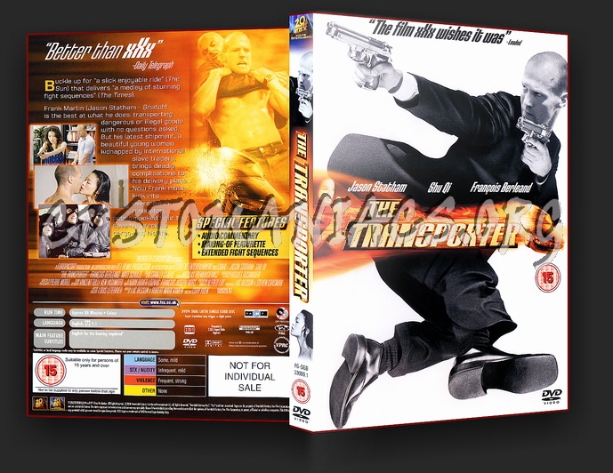 The Transporter dvd cover