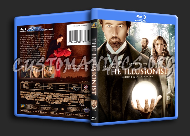 The Illusionist blu-ray cover