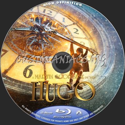 Hugo blu-ray label