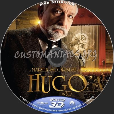 Hugo blu-ray label