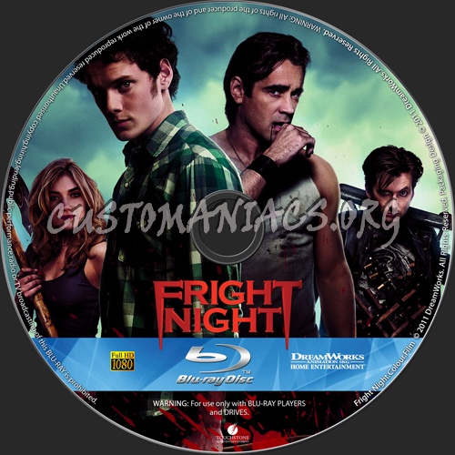 Fright Night (2011) blu-ray label