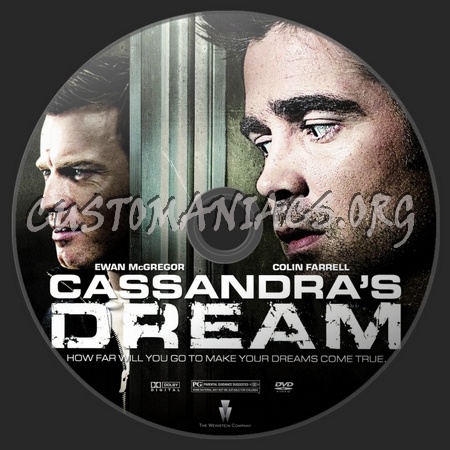 Cassandra's Dream dvd label