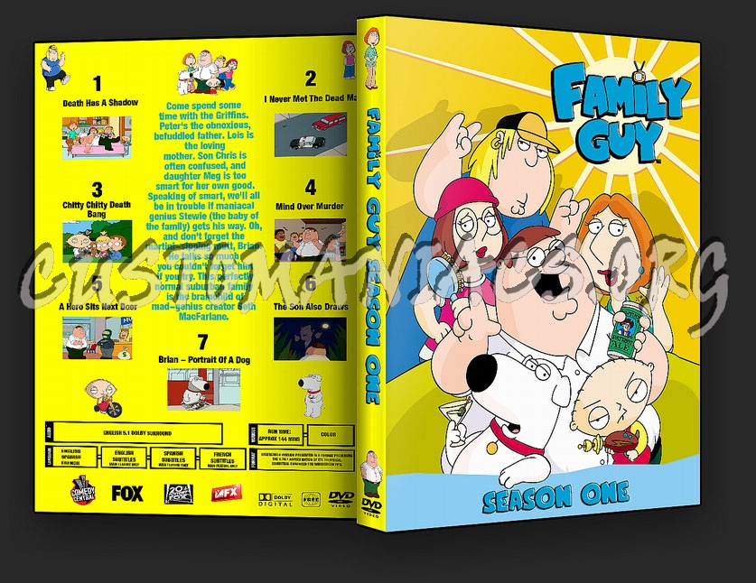 Family Guy - Season One dvd cover