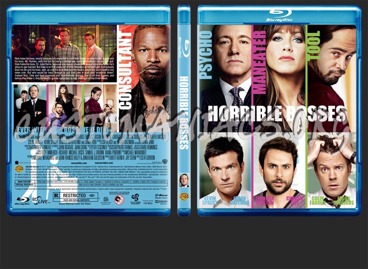 Horrible Bosses blu-ray cover