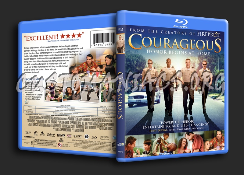 Courageous blu-ray cover