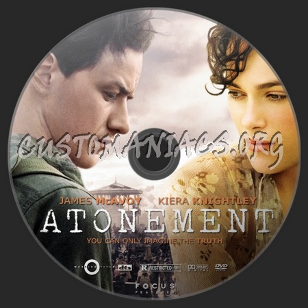 Atonement dvd label