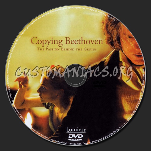 Copying Beethoven dvd label