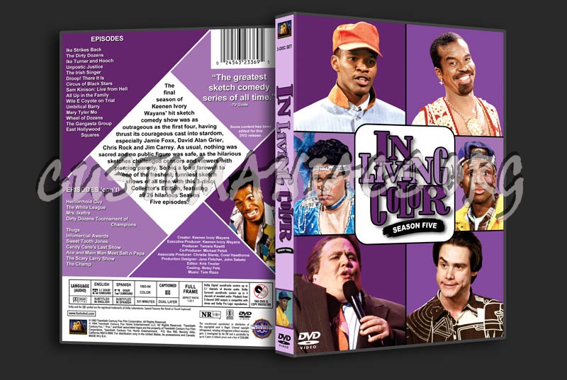 In Living Color - Seasons 1-5 dvd cover