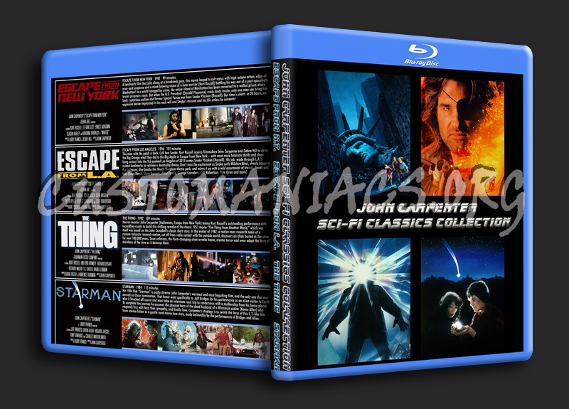 John Carpenter Classic Sci-Fi Collection blu-ray cover