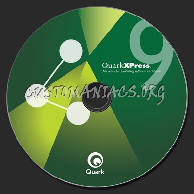 Quarkxpress 9 dvd label