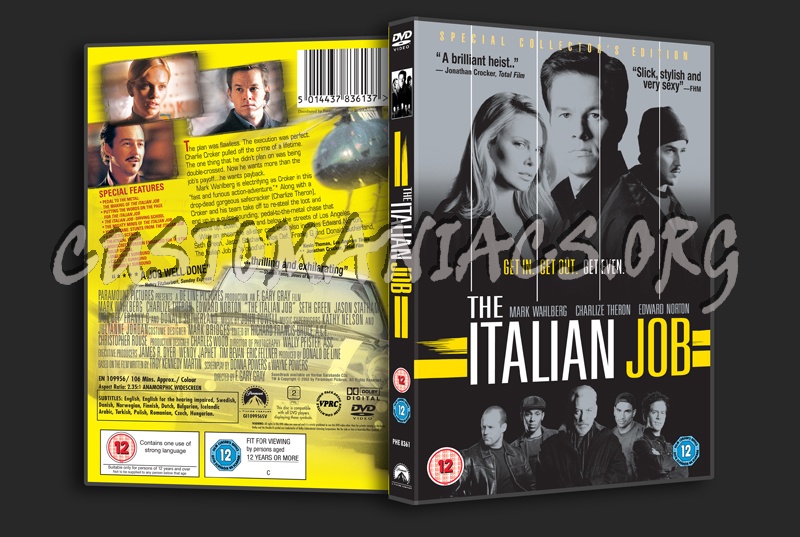 The Italian Job dvd cover