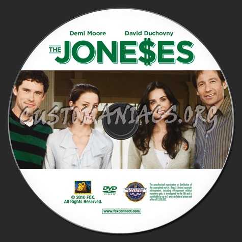 The Joneses dvd label