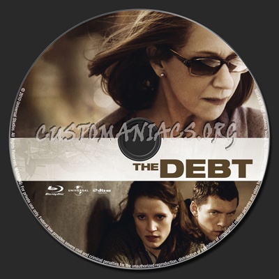 The Debt blu-ray label