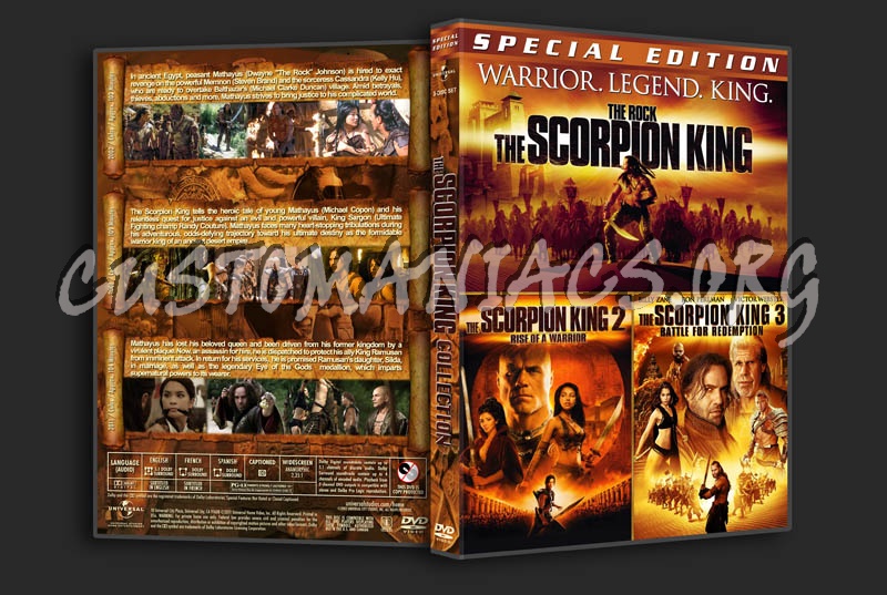 The Scorpion King Trilogy dvd cover