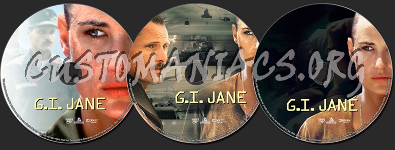 G. I. Jane dvd label