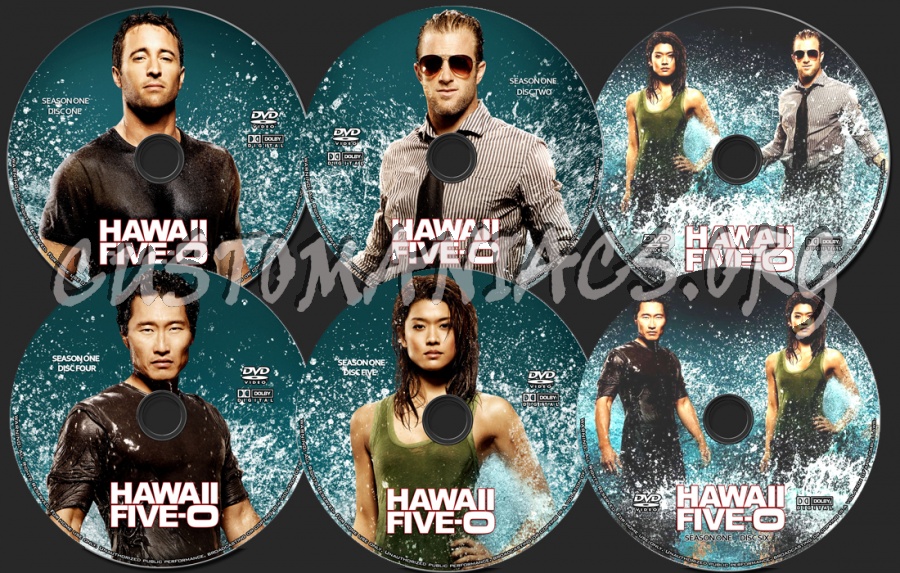 Hawaii Five-O: Season One dvd label