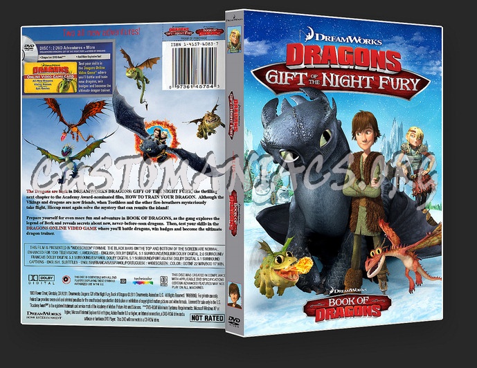 Dragons T Of The Night Fury Book Of Dragons Dvd Cover Dvd Covers And Labels By 6911