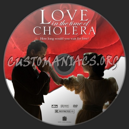 Love In The Time Of Cholera dvd label