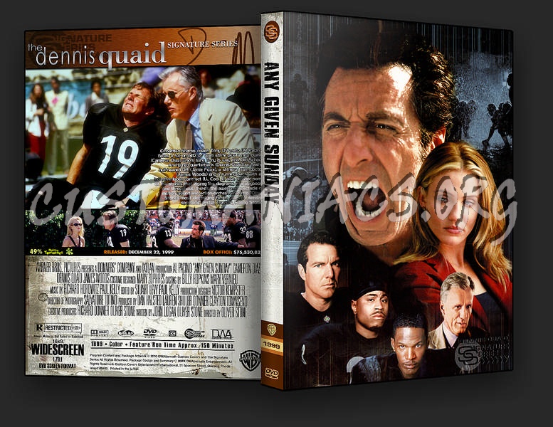 Any Given Sunday dvd cover