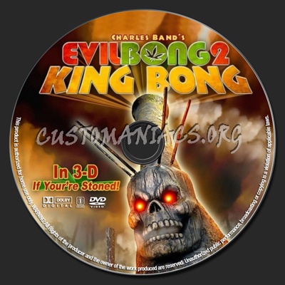 Evil Bong 2 King Bong dvd label