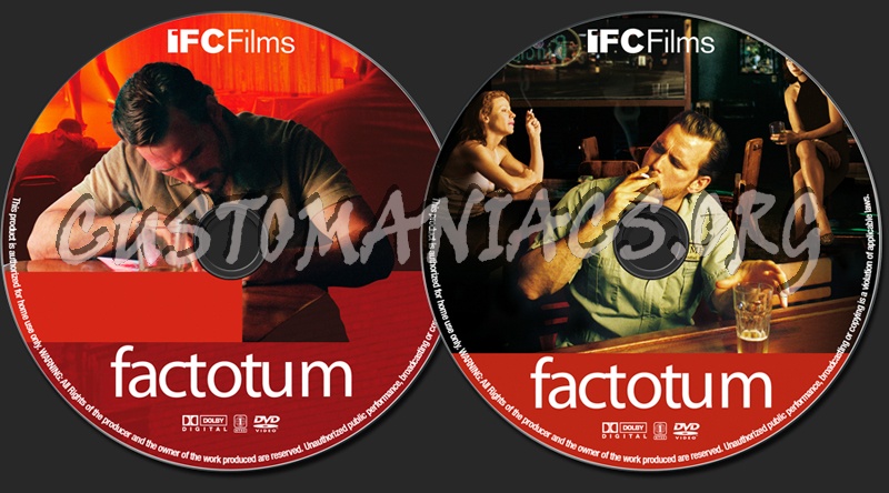 Factotum dvd label