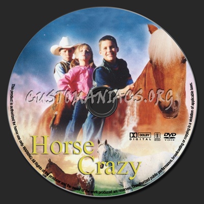 Horse Crazy dvd label