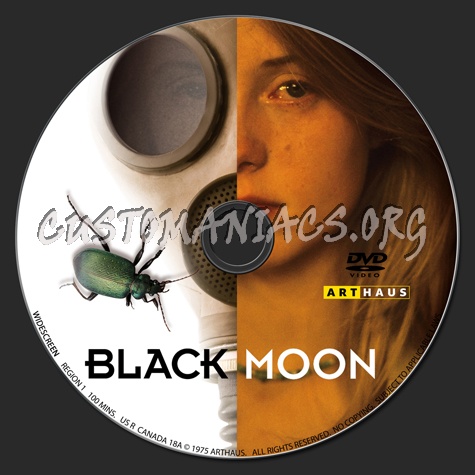 Black Moon dvd label