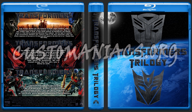 Transformers Trilogy blu-ray cover