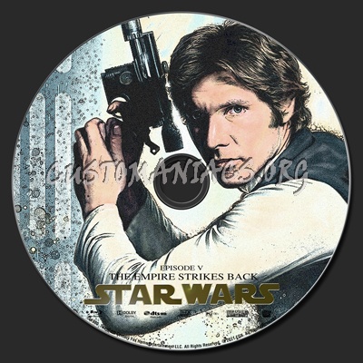 Star Wars Episode V blu-ray label