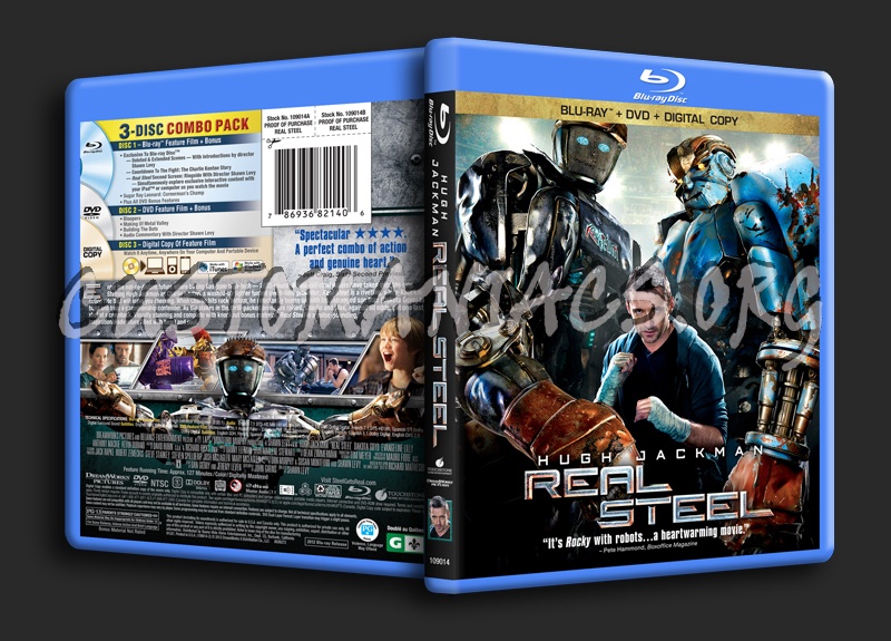 Real Steel blu-ray cover