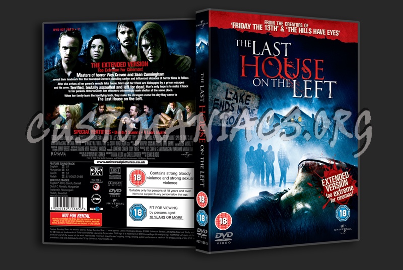 The Last House on the Left dvd cover