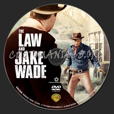 The Law and Jack Wade dvd label