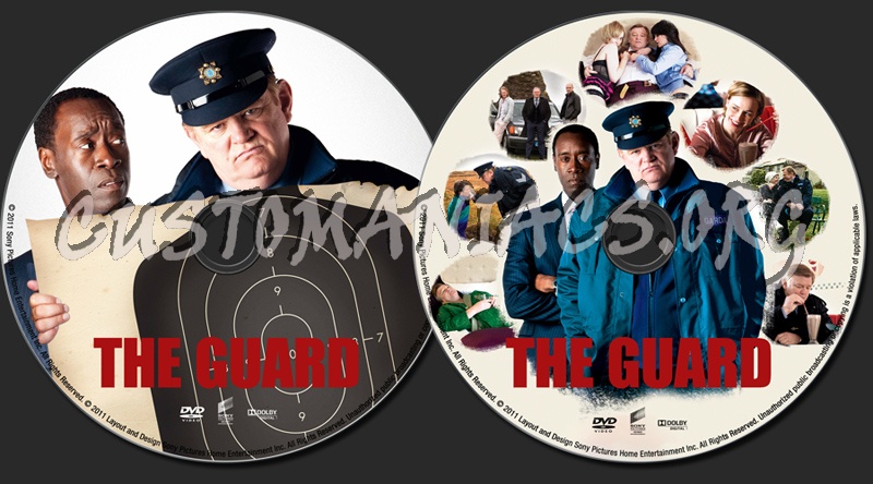 The Guard dvd label