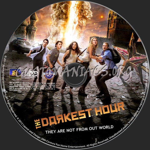 The Darkest Hour dvd label