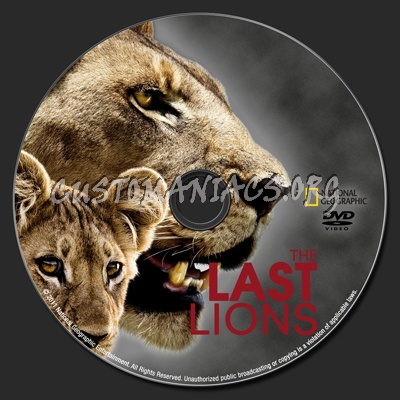 The Last Lions dvd label